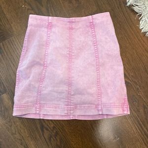 free people small mini skirt